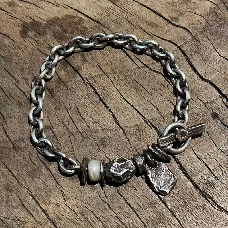 Nomadic Style Freeform American Turquoise Bracelet